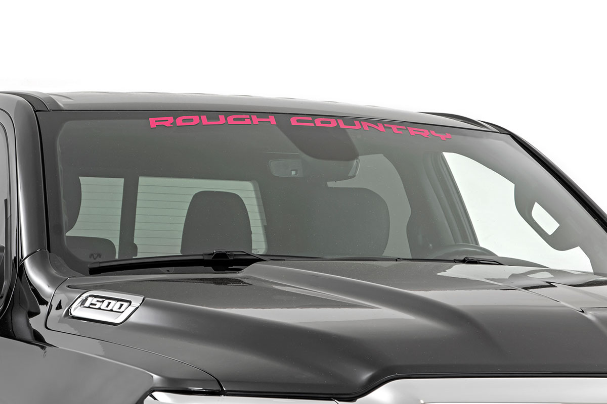 Decal - Rough Country - 3.6 Inch x 35 Inch - Pink
